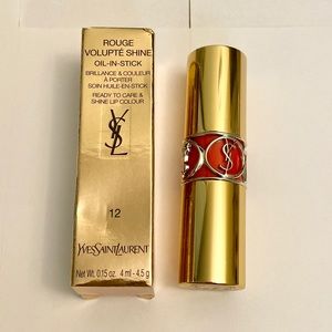 YSL rouge volupte shine oil in stick 12